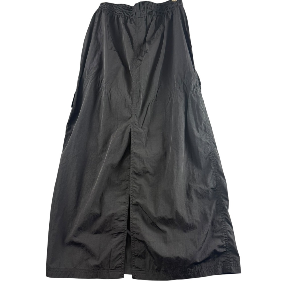 OFFLINE by Aerie Black Nylon Cargo Maxi Skirt Utility Gorpcore Medium - Picture 7 of 7